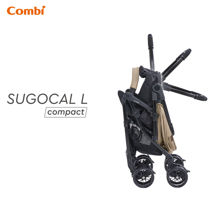 Combi - Sugocal L Compact Foldable Stroller - Blark (Black)