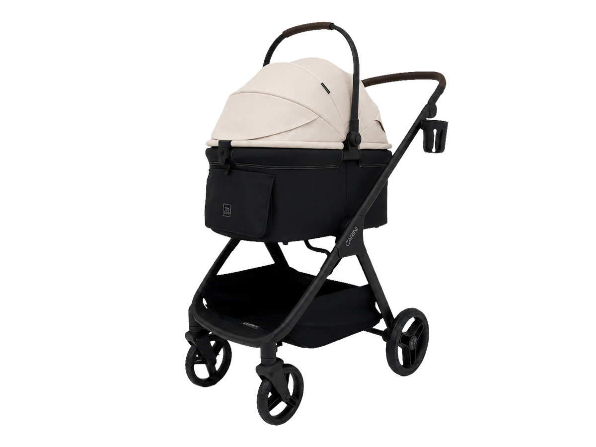Carini Zippii 2-in-1 Pet Stroller (Almond Mist)