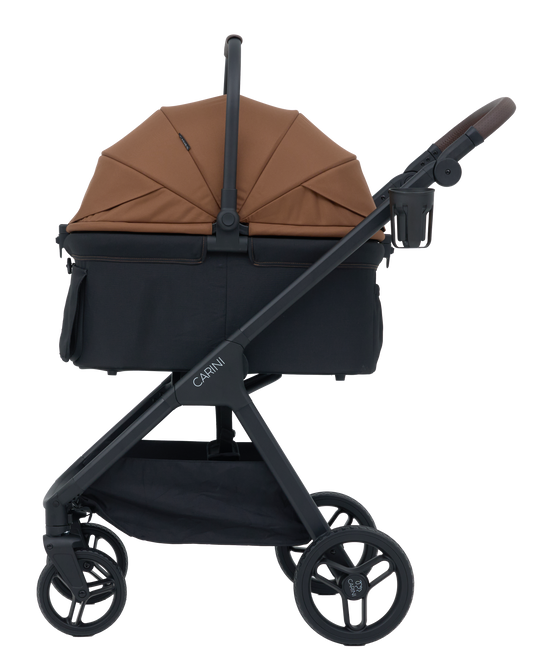Carini Zippii 2-in-1 Pet Stroller (Midnight Saddle)