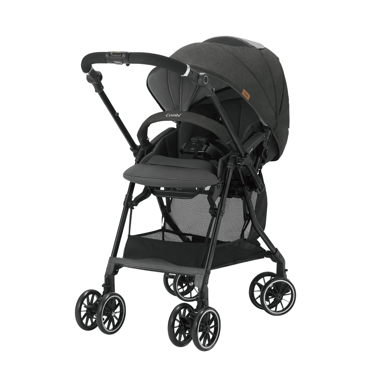 Combi - Sugocal Alfa Compact (Auto 4Cas) Gray Stroller