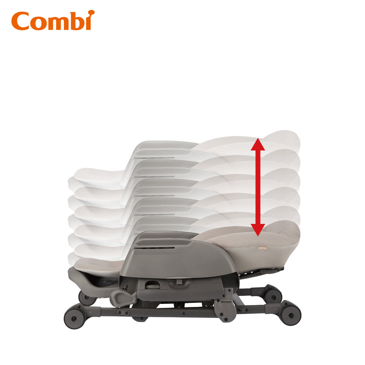 Combi - Nemulila Fit AQ (白色) 安撫餐搖椅 行貨一年保養