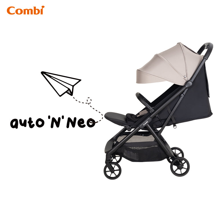 Combi - Auto N Neo Lightweight Auto-Folding Stroller (Beige)