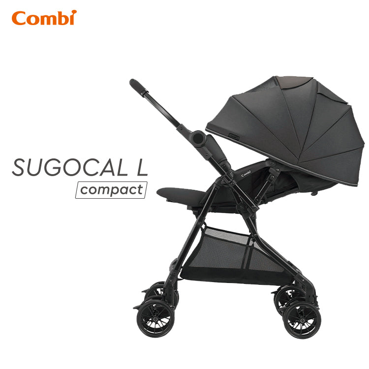 Combi - Sugocal L Compact Foldable Stroller - Blark (Black)