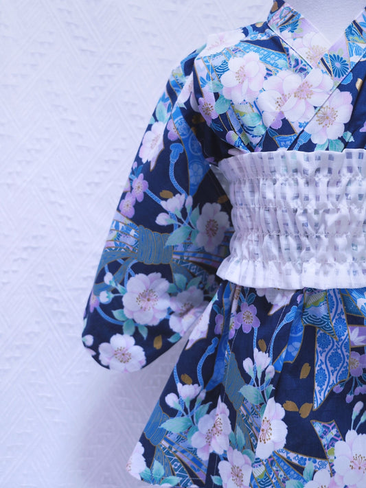 Crazy for Kids Baby/Kids Kimono Dress (Blue)