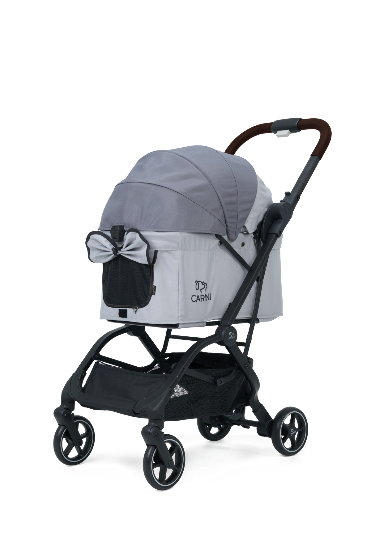 Carini Boogii + Auto Folding Pet Stroller (Moonlit Gray)