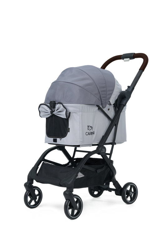Carini Boogii + Auto Folding Pet Stroller (Moonlit Gray)