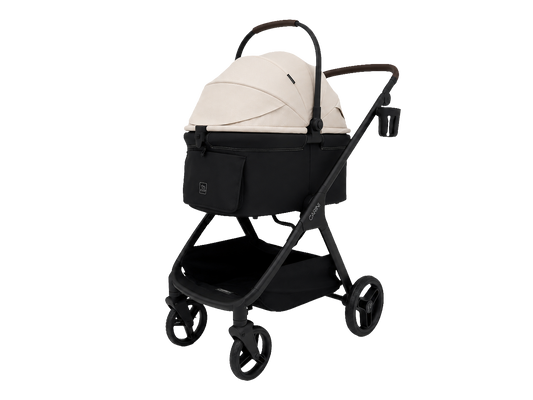 Carini Zippii 2-in-1 Pet Stroller (Almond Mist)