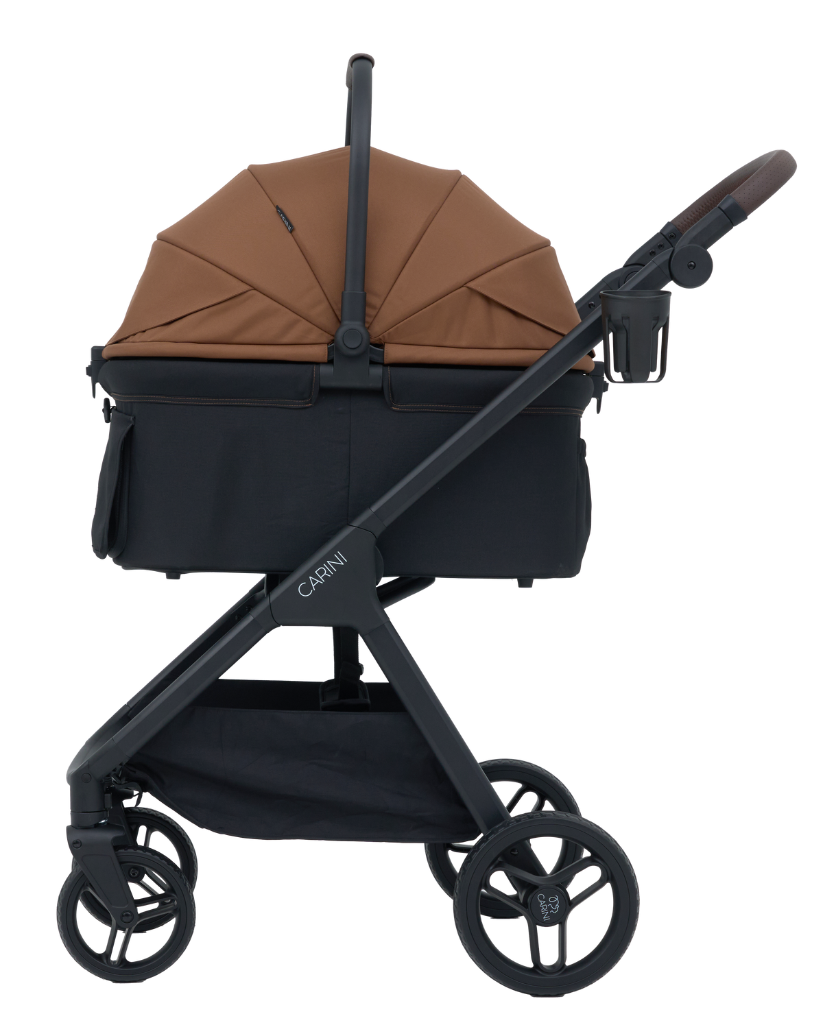 Carini Zippii 2-in-1 Pet Stroller (Midnight Saddle)