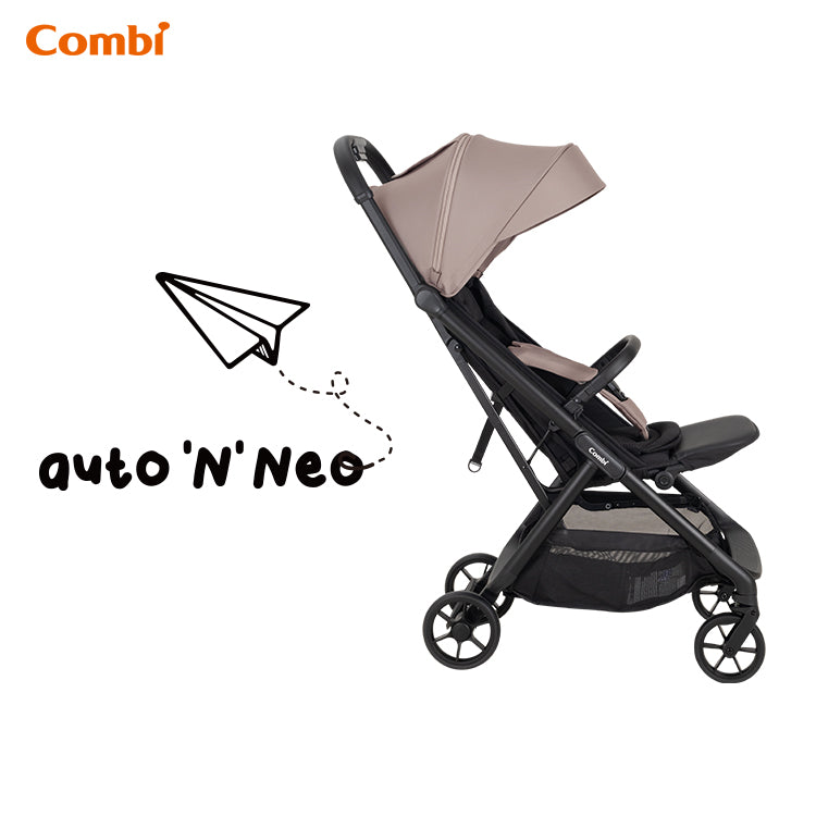 Combi - Auto N Neo Lightweight Auto-Folding Stroller (Beige)